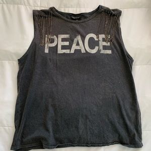 Top shop Peace Muscle Tank